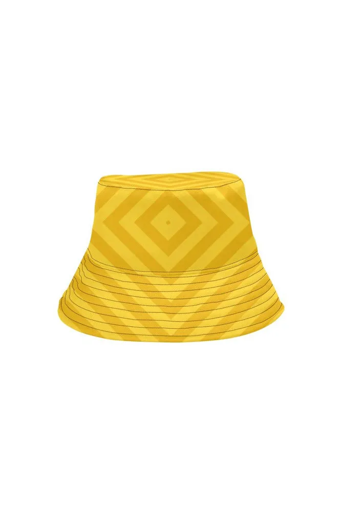 Amber Chevrons All Over Print Bucket Hat