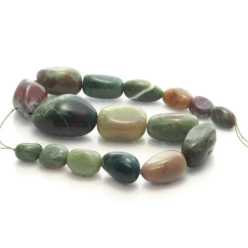 Bloodstone Fine Tumbled Nugget Strand (Option 1)