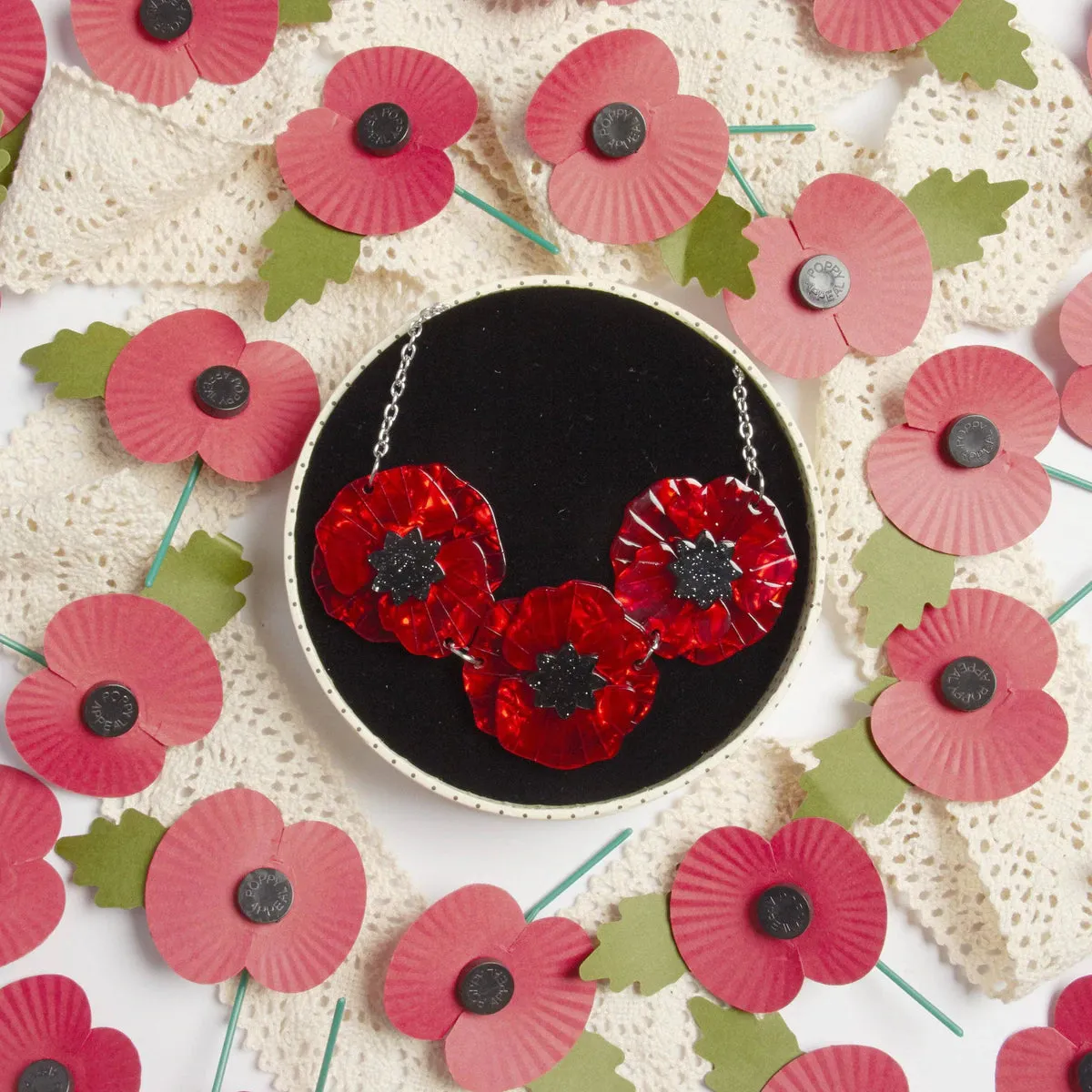 Erstwilder Poppy Field Necklace