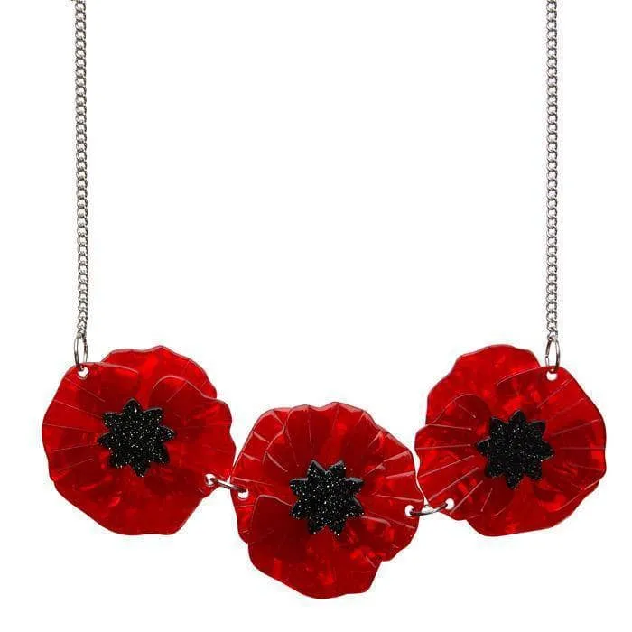 Erstwilder Poppy Field Necklace