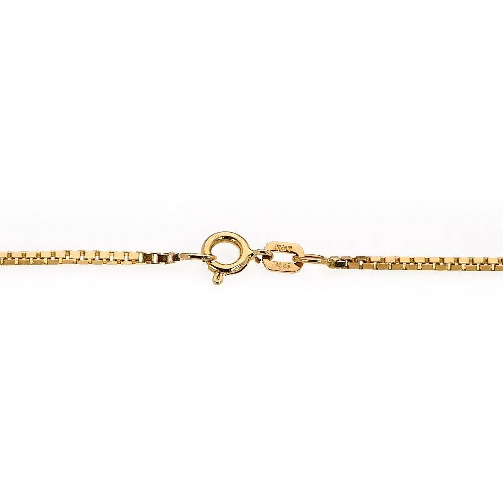 Gold Chain Necklace Sapphire Diamonds