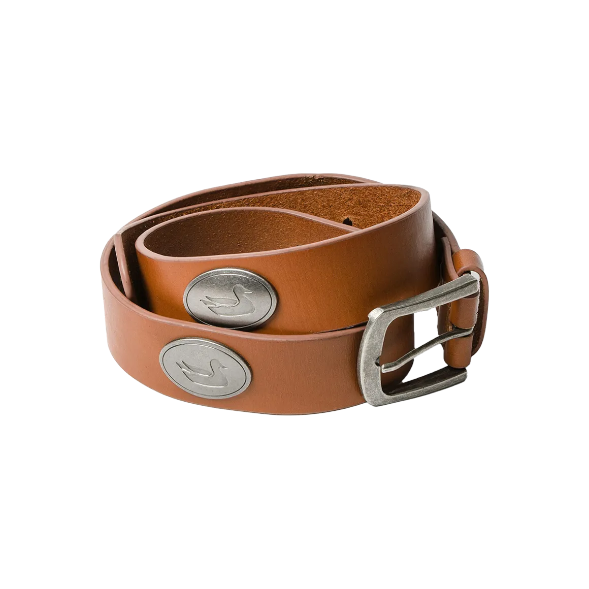 Heritage Medallion Leather Belt