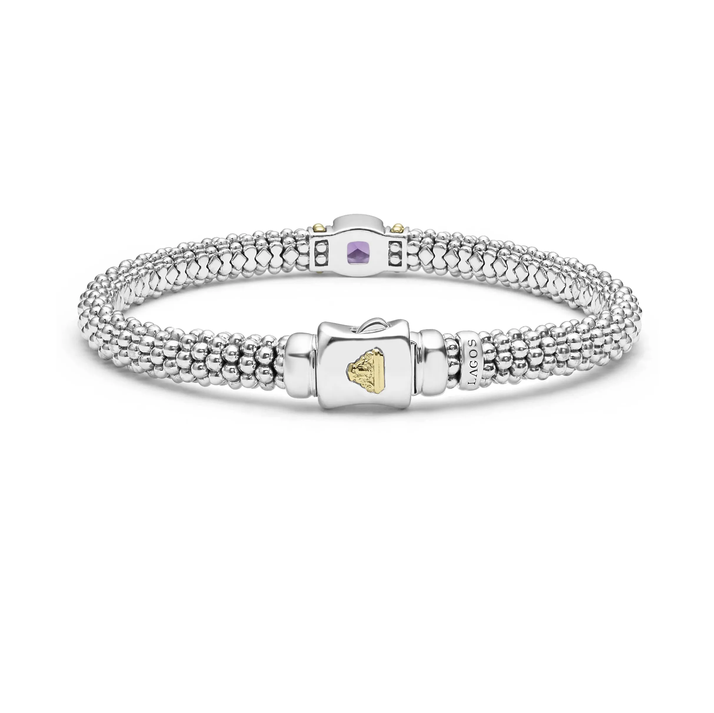 LAGOS Rittenhouse 6mm Amethyst Caviar Bracelet