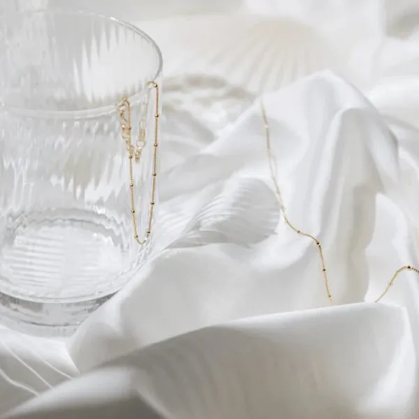 Waterproof Modern Dotted Bracelet In Gold